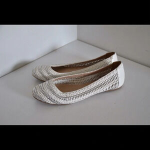 Aldo weave leather flats
